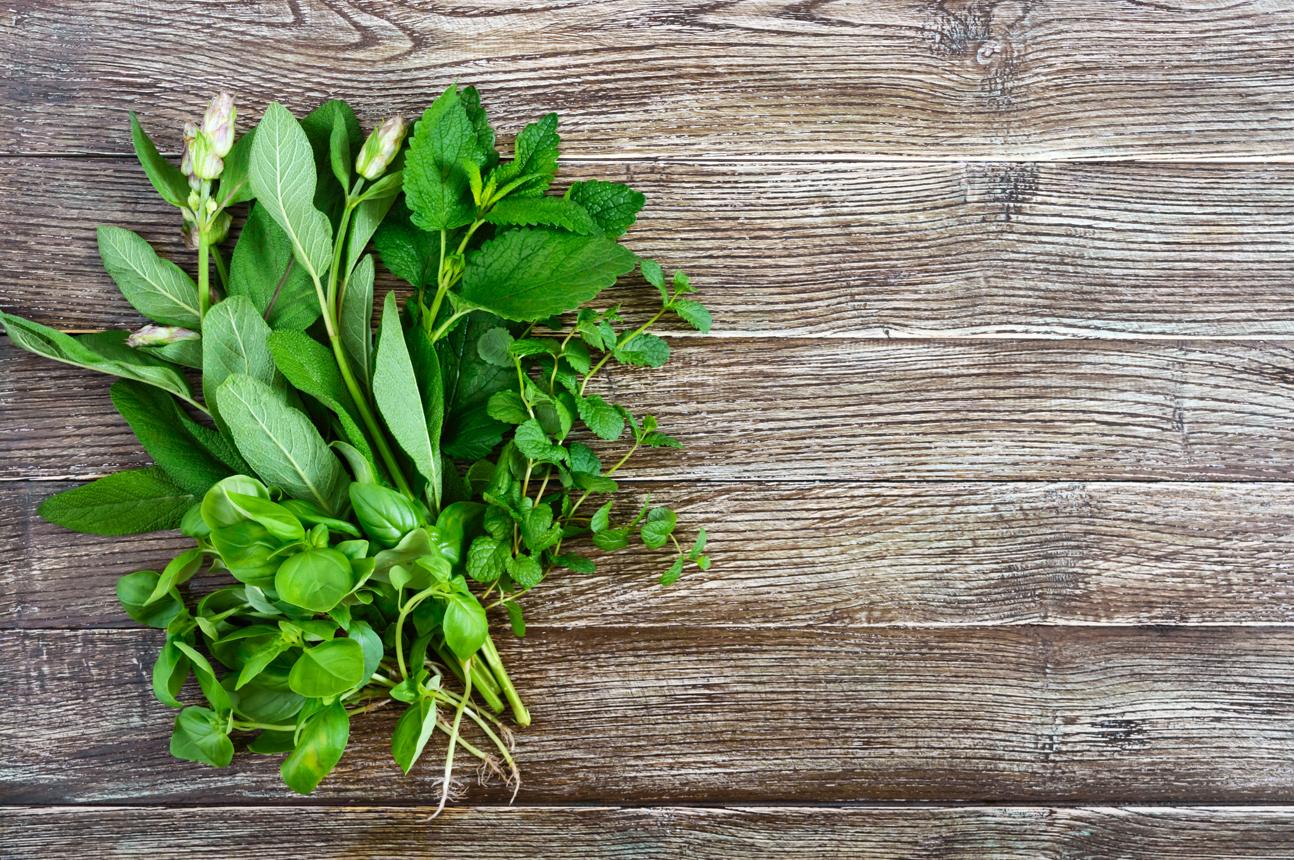 Presentatie van natuurlijke ingrediënten